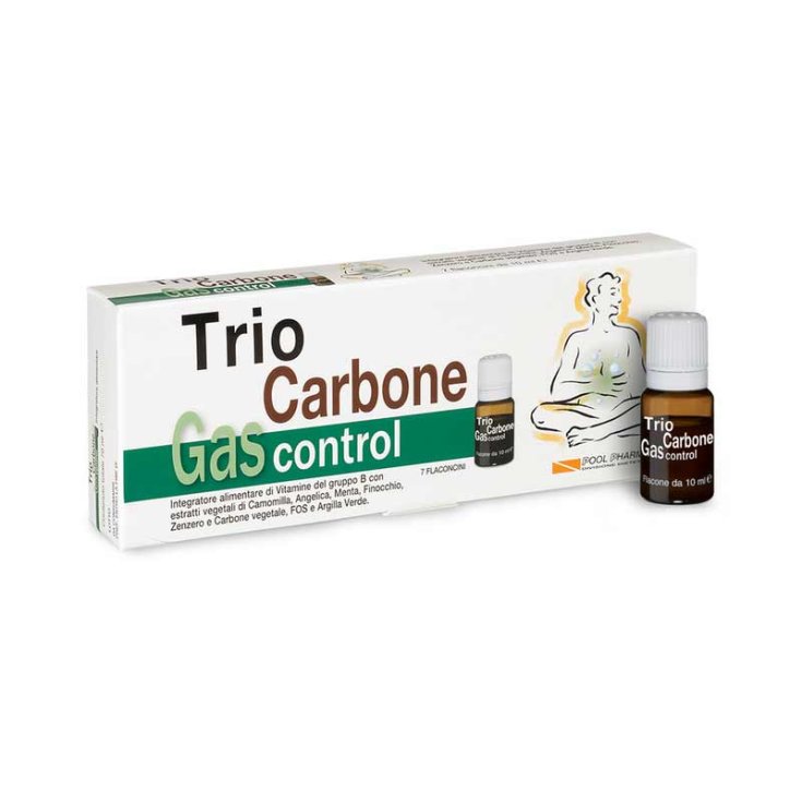 Pool Pharma Triocarbone Gas Control Complément Alimentaire 7 Flacons De 10 ml