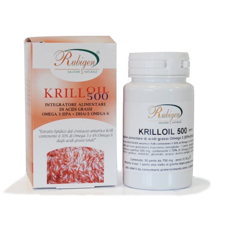 Rubigen KrillOil 500mg Oméga3 / Oméga6 Complément Alimentaire 25g