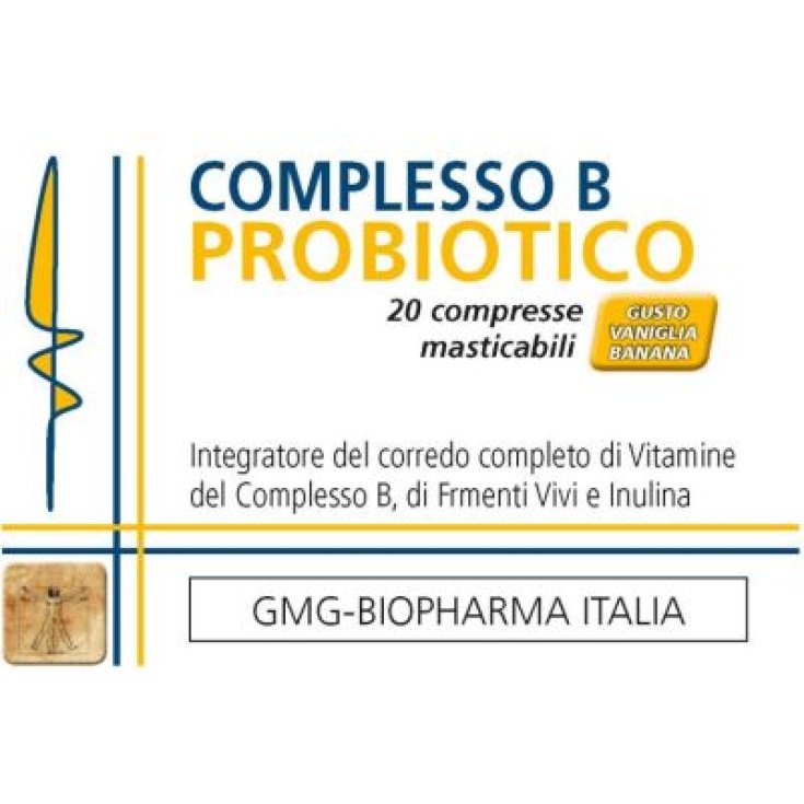 Gmg B Complex Complément Alimentaire Probiotique 20 Comprimés