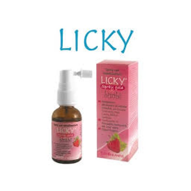 Fitobucaneve Licky Spray Gorge Enfants Goût Fraise 30 ml