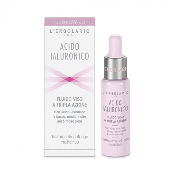 L'Erbolario Acide Hyaluronique Fluide Visage Triple Action 28 ml