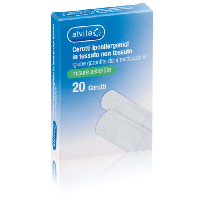 Alvita Lot de 20 patchs hypoallergéniques en tissu non tissé