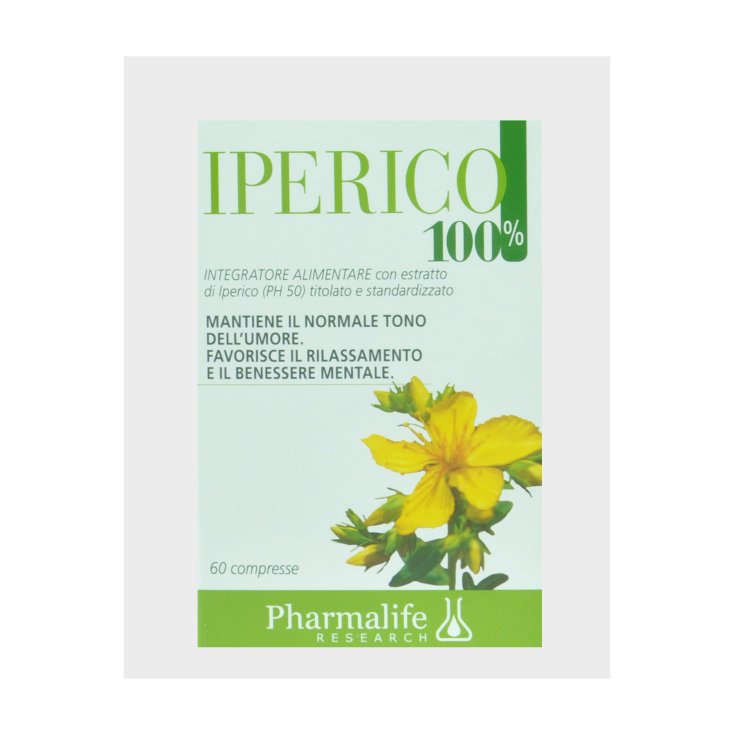 Pharmalife Research Hypericum 100% Complément Alimentaire 60 Comprimés