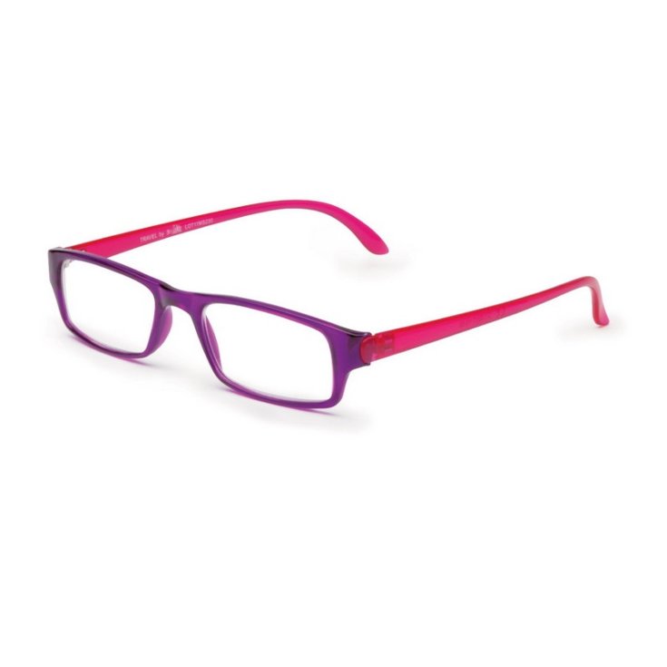 Twins Optical Gold Travel Fluo Lunettes de lecture Fuchsia Color Diopter +3.00