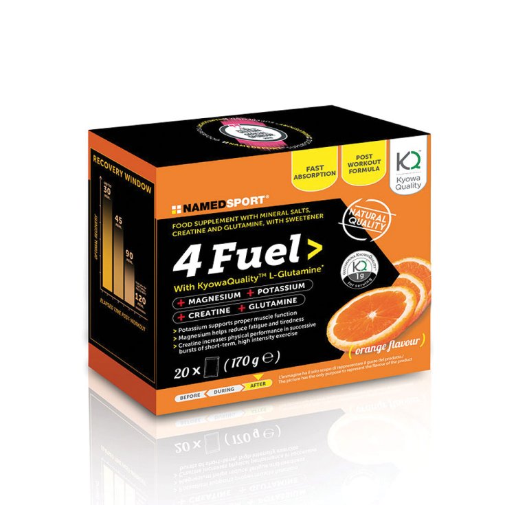 NamedSport 4 Fuel Poudre Complément Alimentaire 20 Sachets