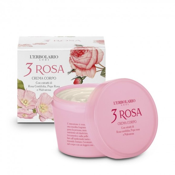 L'Erbolario 3 Rosa Crème Corporelle 200 ml