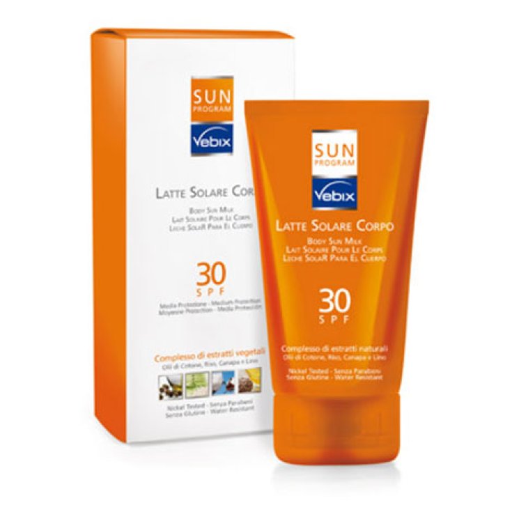 Vebix Sun Program Lait Solaire Corps Spf30 125 ml