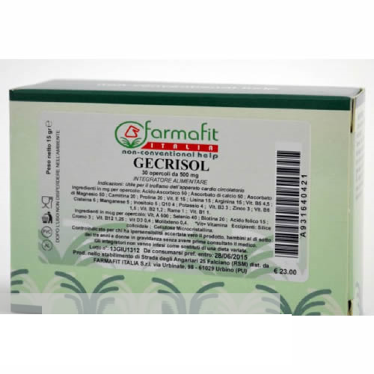 Pharmafit Gecrisol Complément Alimentaire 30 Gélules