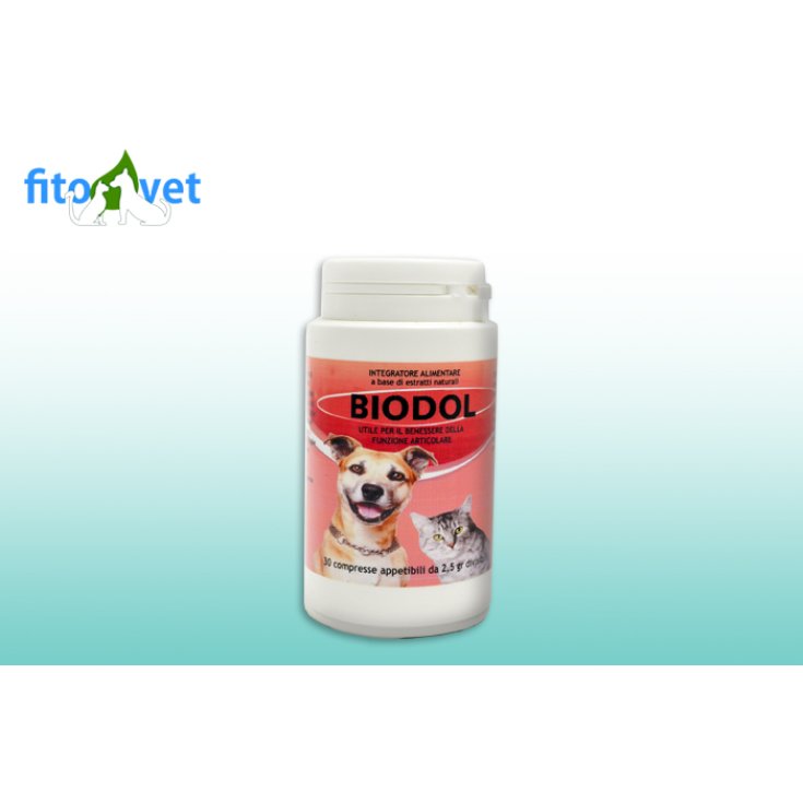 Pharmafit Biodol Complément Alimentaire Pour Chiens Et Chats 30 Comprimés