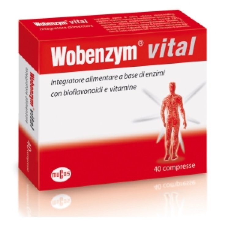 Named Wobenzym Vital Complément Alimentaire 40 Comprimés