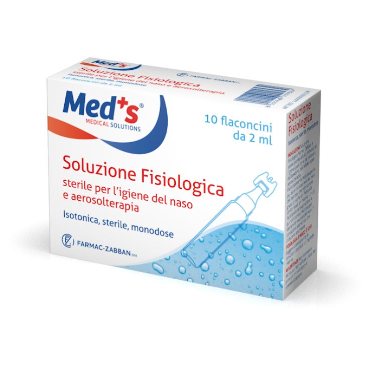 Med's Solution Physiologique 10 Ampoules de 2 ml