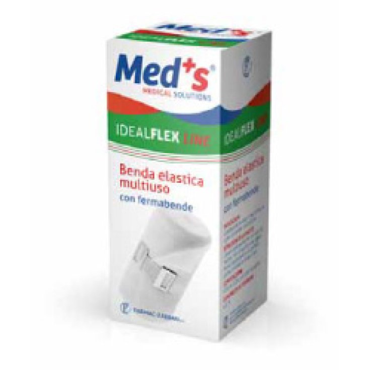 Meds Idealfex Bandage élastique jetable coton/nylon 8x450