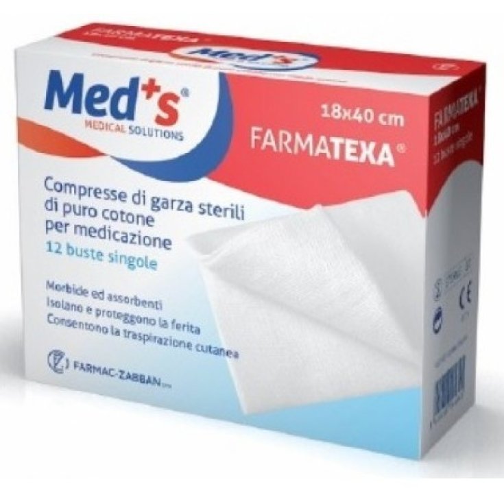 Med's FarmaTexa Comprimés de gaze stérile 12/12 36x40cm 12 pièces