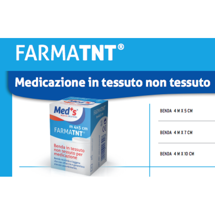 Le pansement Med + s® FarmaTNT® mesure 400x10cm