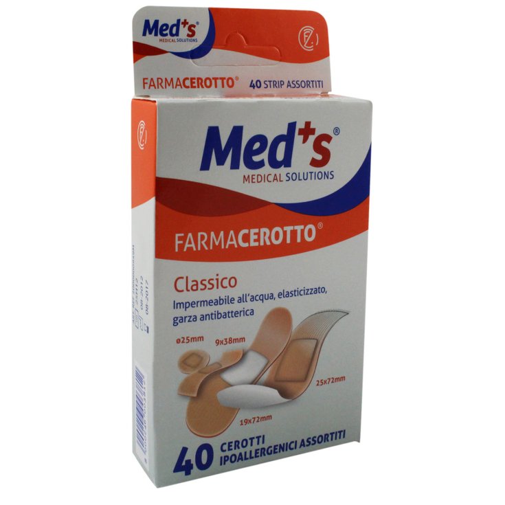 Med's FarmaClassic Patch en polyuréthane tailles assorties 40 pièces