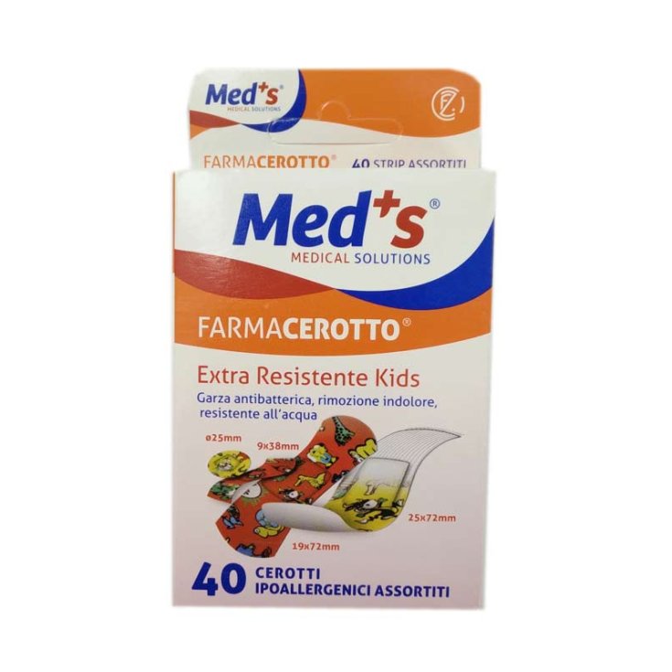 Med's FarmaKids Patch Extra Résistant 40 Patchs Assortis