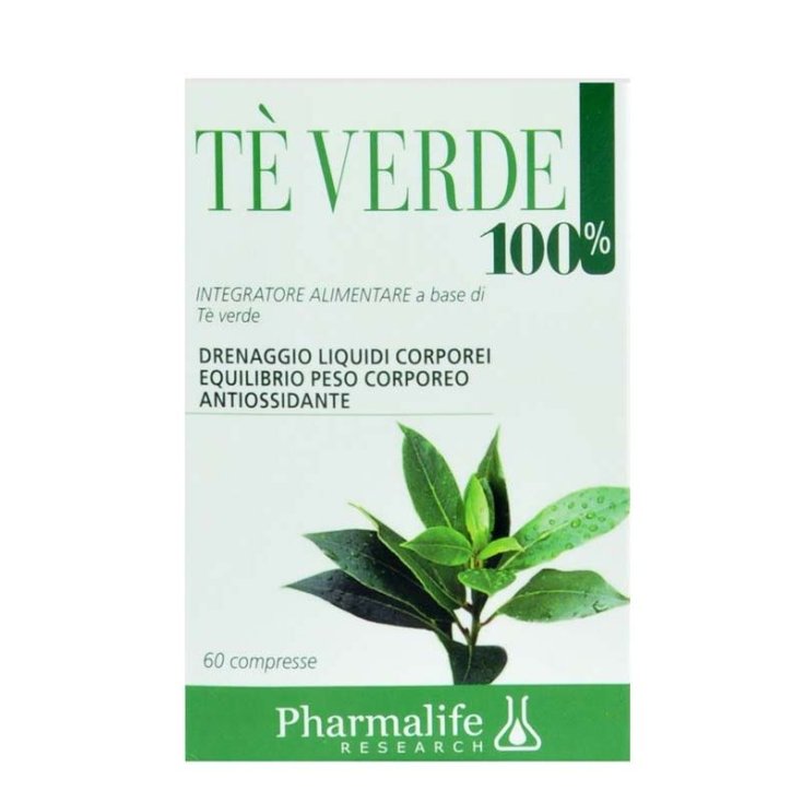 Pharmalife Research Thé Vert 100% Complément Alimentaire 60 Comprimés