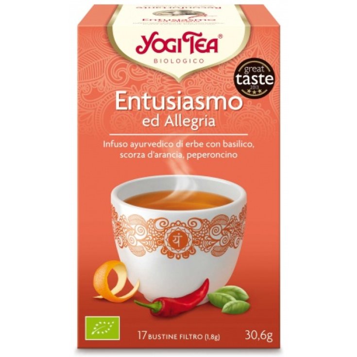 Yogi Tea Alegria De Vivir Réconfortant 17 Bols