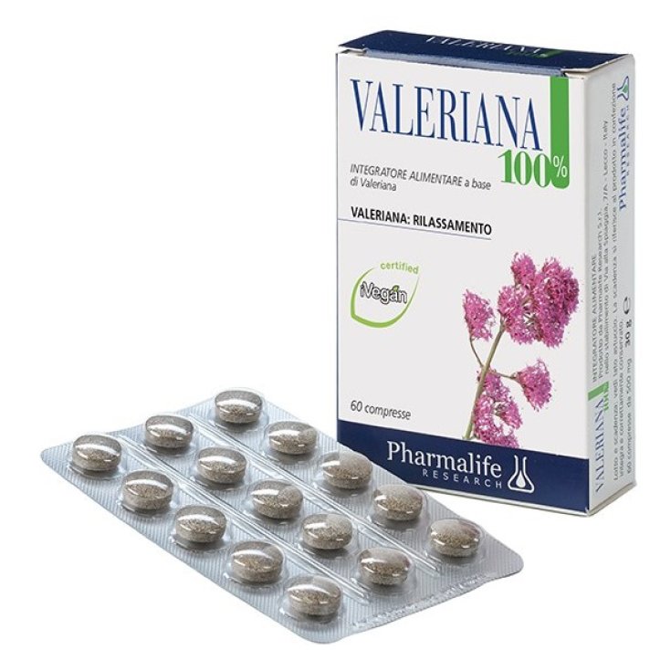 Pharmalife Research Valériane 100% Complément Alimentaire 60 Comprimés