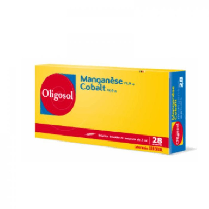 Labcatal Oligosol Manganèse Cobalt 28 Ampoules De 2 ml