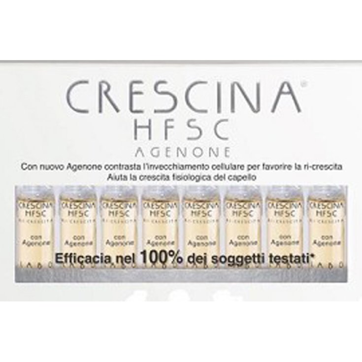 Labo Crescina HFSC Avec Agenone Dosage 200 Homme Taille 10 Ampoules