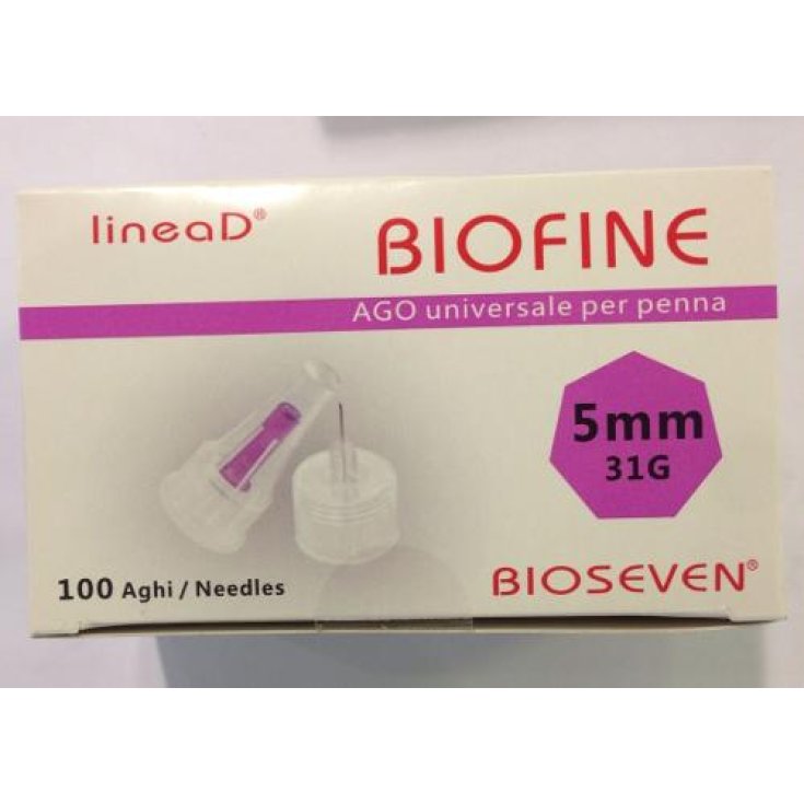 Aiguille Universelle LineaD Biofine pour Stylo 5mm 31G 100 Aiguilles