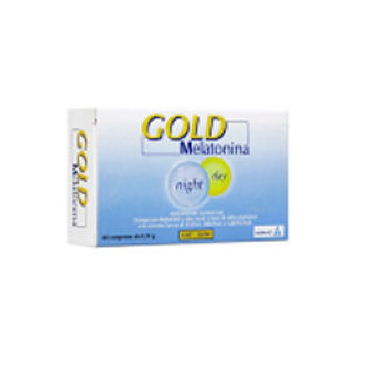 Alcka Med Gold Mélatonine Nuit Jour - Suppléments 60 Comprimés de 1 mg