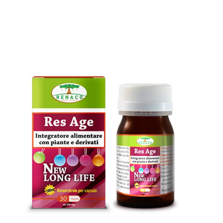 Renaco Res Age Long Life Complément Alimentaire 30 Gélules