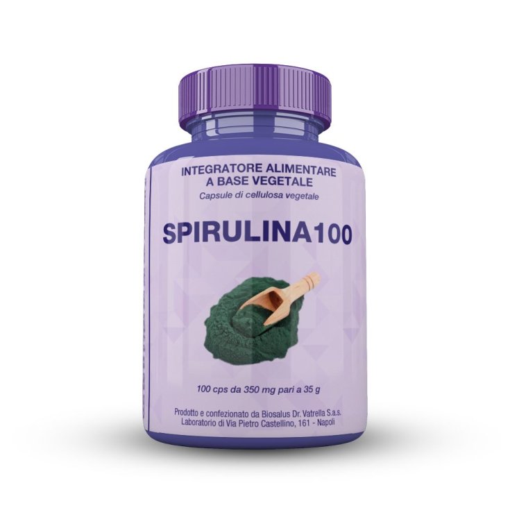 Biosalus® Spiruline100 Complément Alimentaire 100 Gélules