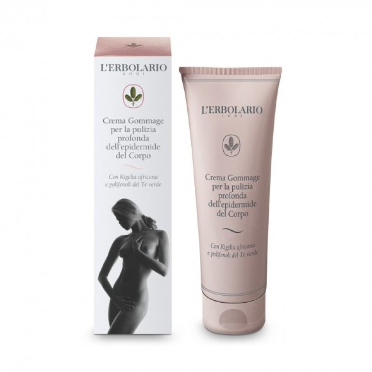 L'Erbolario Crème Gommante pour un Nettoyage en Profondeur de la Peau du Corps 250 ml