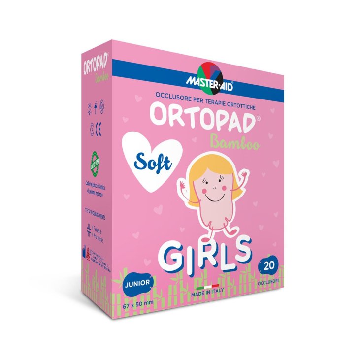 Master-Aid® Ortopad® Soft Girls Occluder pour orthèses thérapeutiques Junior 20 pièces