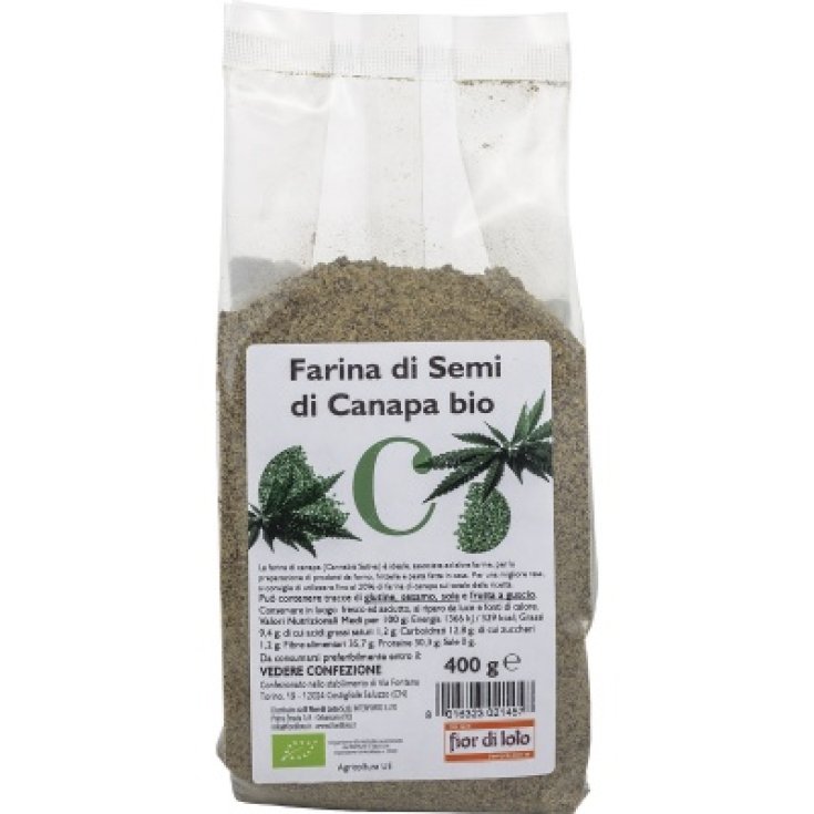 Fior Di Loto Farine de Chanvre Bio 400g