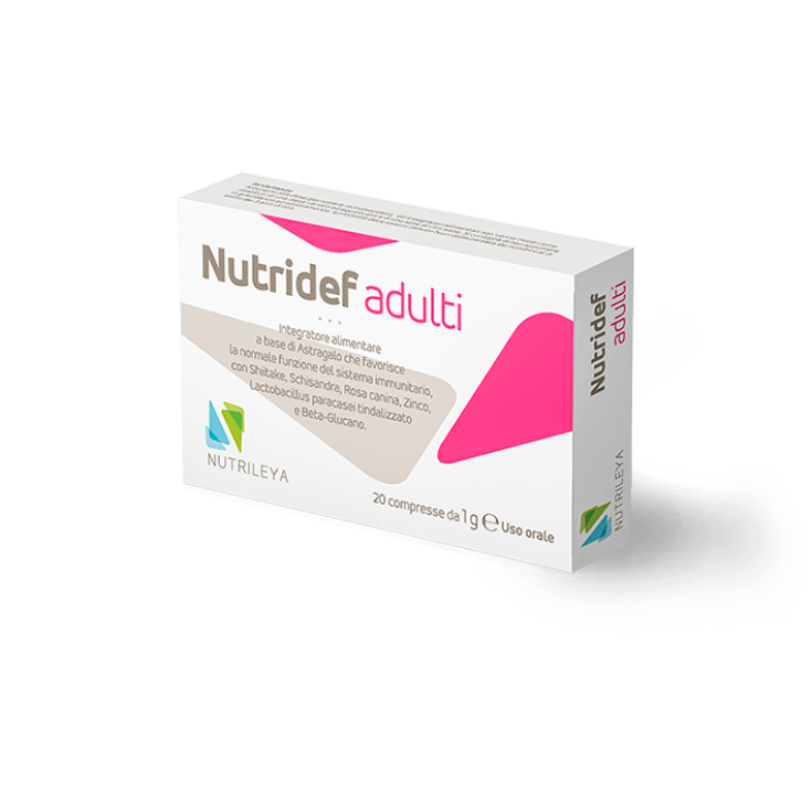 Nutrileya Nutridef Aliment Intégrateur Adulte 20 Comprimés