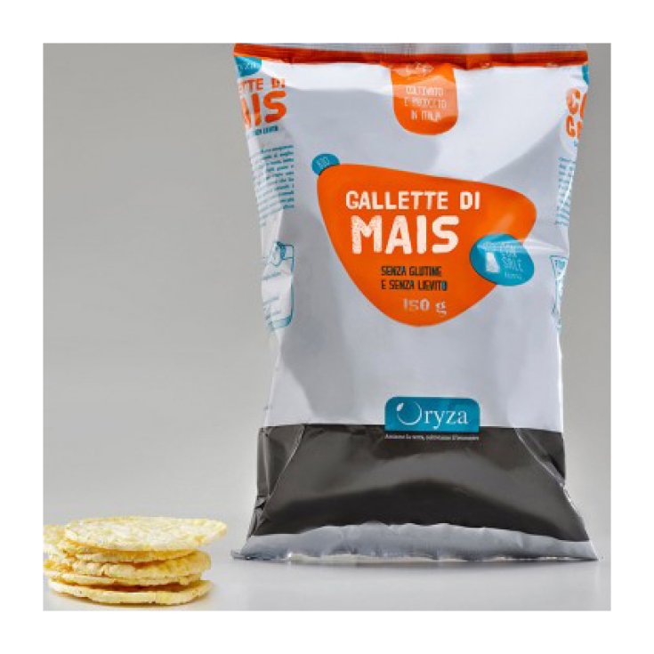Oryza Corn Cakes With Salt, Huile de Graines de Maïs Sans Gluten 150g