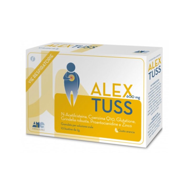 AMG Pharmaceutical Alex Tuss Toux Supplément 10 Sachets