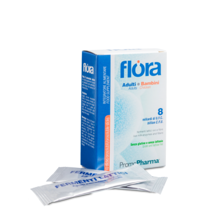 PromoPharma Flora 8 Complément Alimentaire 10 Sticks Orosolubles