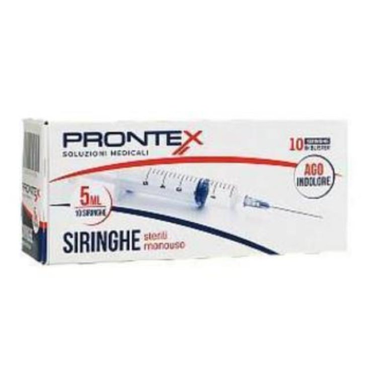 Seringue de sécurité Prontex 5 ml avec aiguille indolore 10 pièces