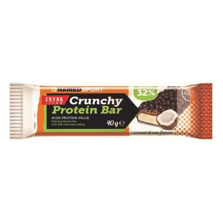 Named Sport Crunchy Barre Protéinée Rêve de Noix de Coco 40g