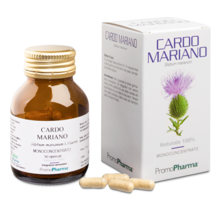 PromoPharma Cardo Mariano Monoconcentrato Complément Alimentaire 50 Gélules