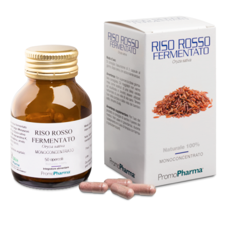 PromoPharma Complément Alimentaire Monoconcentré de Riz Rouge Fermenté 50 Gélules