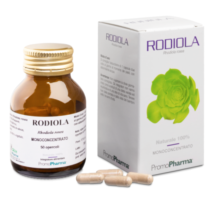 PromoPharma Rodiola Monoconcentrato Complément Alimentaire 50 Gélules