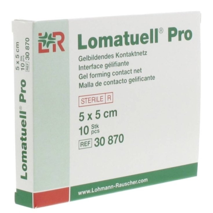 Lohmann & Rauscher Lomatuell Pro Filet de contact gélifiant 5x5cm 10 pièces