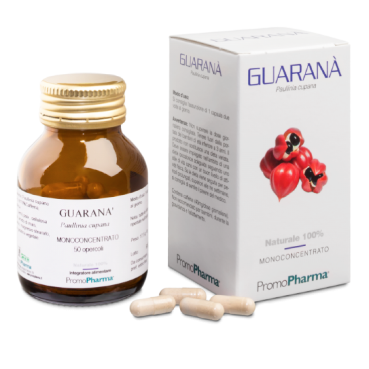 PromoPharma Guarana Monoconcentrato Complément Alimentaire 50 Gélules