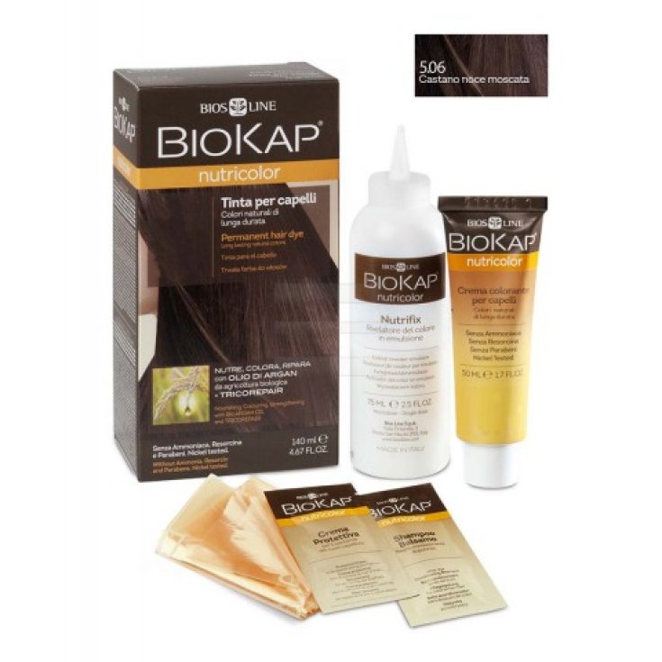 Biokap Nutricolor 5.06 Teinture Muscade Brune 140 ml