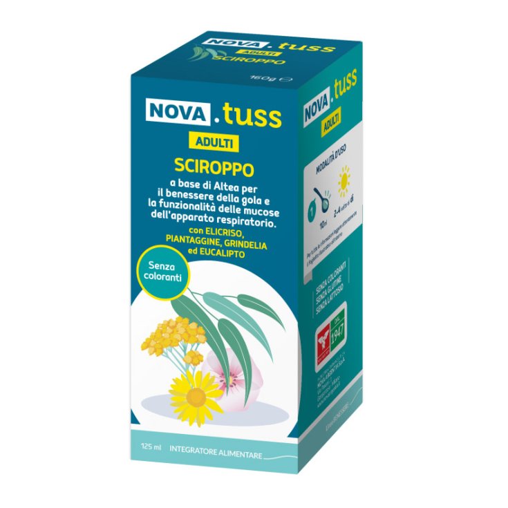 Nova Tuss Adultes Sirop Sans Gluten 160g