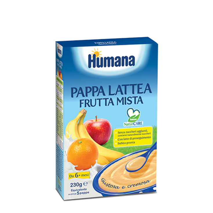 Porridge lacté aux fruits mélangés Humana 230g