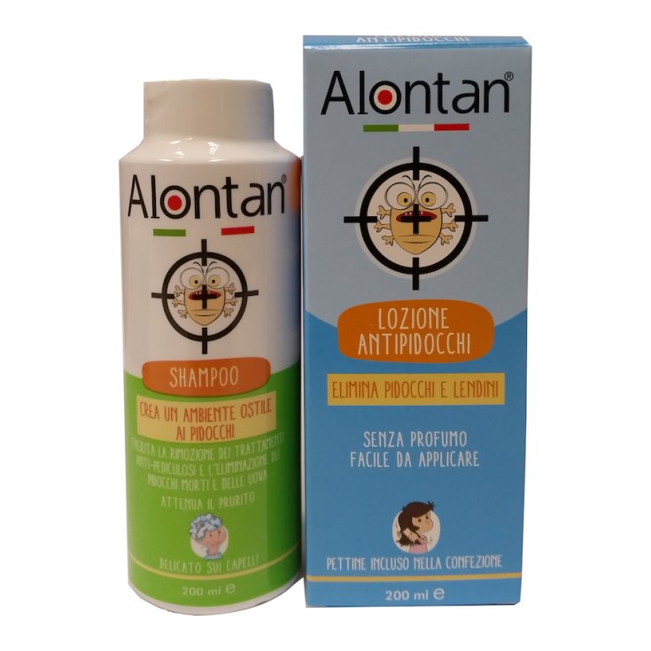 Alontan® Lotion Poux + Shampoing Poux 2 Packs de 200ml