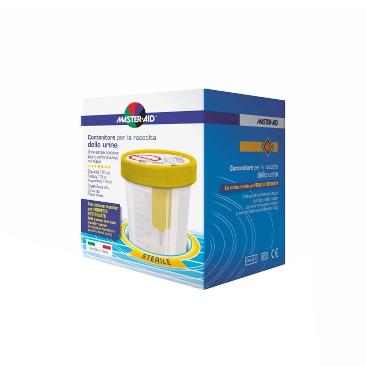 Master-Aid® Récipient à urine pour tubes à vide 120 ml 1 pièce