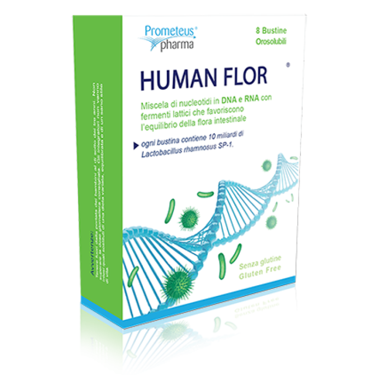 Prometeus Human Flor Complément Alimentaire 8 Sachets De 12g