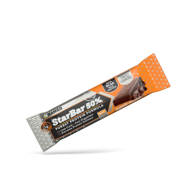 Named Sport Starbar 50% Barre Protéinée Chocolat Exquis 50g